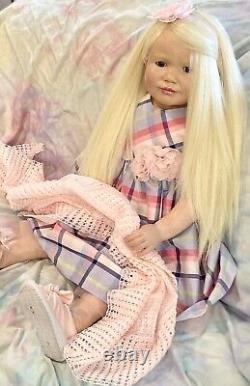 Reborn Toddler Doll June 3 YR Bountiful 2 Outfits Human Hair Baby OOAK NEW Music