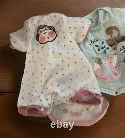 Reborn Toddler Girl Super Cute Brown Hair Brown Eyes Open Mouth