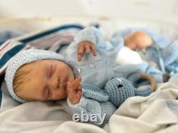 Reborn baby Bam Bam. Preemie baby doll, with COA & multiple outfits. 17 inches