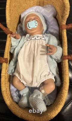 Reborn baby Bam Bam. Preemie baby doll, with COA & multiple outfits. 17 inches