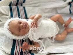 Reborn baby Bam Bam. Preemie baby doll, with COA & multiple outfits. 17 inches