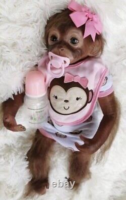 Reborn monkey doll. NEW