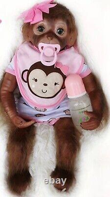 Reborn monkey doll. NEW
