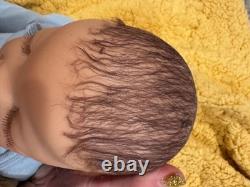 Reborn newborn boy sleeping