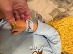 Reborn newborn boy sleeping