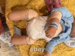 Reborn newborn boy sleeping