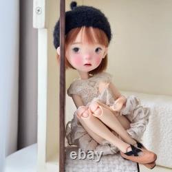 Resin 1/6 BJD Doll Free Eyes Face Makeup Flexible Joints Body Landoudou Girl Toy