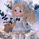 Resin 1/6 Full Set Bjd Doll Sd Ball Joint Doll Girl Rabbit Headdress Blonde Hair
