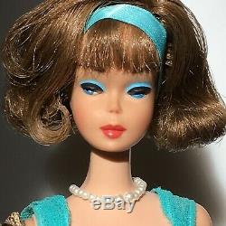 SIDE PART American Girl SIDEPART 1966 vintage Barbie NUDE brownette