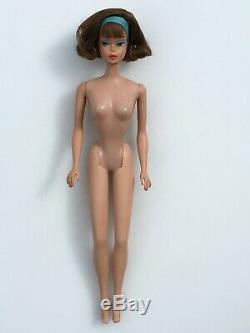 SIDE PART American Girl SIDEPART 1966 vintage Barbie NUDE brownette
