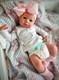 Silicone Baby Doll Girl, Full-body Silicone, Open Mouth, 6 Lbs, 16inch