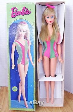 SPECTACULAR MIB Vintage Blonde Standard Barbie Doll MINT