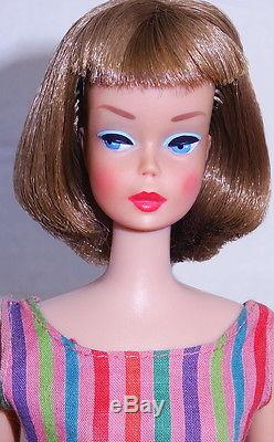 SPECTACULAR Vintage High Color Long Hair NutMeg American Girl Barbie Doll MINT