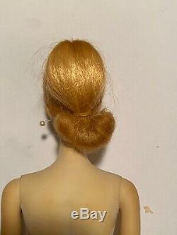 STUNNING VINTAGE Blonde Ponytail #3 Barbie DOLL Blue Eyeliner Reproduction Box