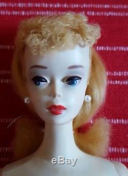 STUNNING Vintage #3 Blonde Ponytail Barbie Doll