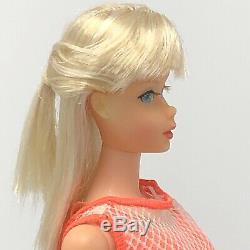 STUNNING Vintage Barbie TNT Platinum Blonde Swimsuit OSS