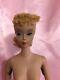 Stunning Vintage Blonde Ponytail Barbie Doll With Black Doll Stand