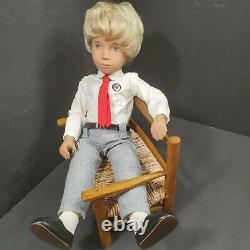 Sasha School Boy Gregor 314S Blonde England Vintage 1980s Estate Displayed PR5