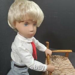 Sasha School Boy Gregor 314S Blonde England Vintage 1980s Estate Displayed PR5