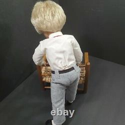 Sasha School Boy Gregor 314S Blonde England Vintage 1980s Estate Displayed PR5