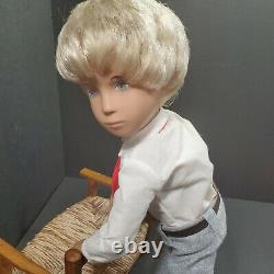 Sasha School Boy Gregor 314S Blonde England Vintage 1980s Estate Displayed PR5