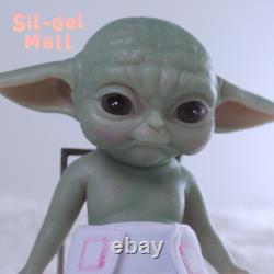 Sil-Gel Mall Silicone Elf Doll 13.5? Cute Reborn Baby Dolls Full Body Silicone