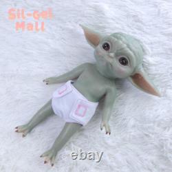 Sil-Gel Mall Silicone Elf Doll 13.5? Cute Reborn Baby Dolls Full Body Silicone
