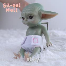 Sil-Gel Mall Silicone Elf Doll 13.5? Cute Reborn Baby Dolls Full Body Silicone