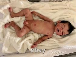 Silicone Baby Boy, Customizable, full body solid silicone newborn baby Bridger
