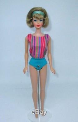 Silver Ash Blonde Tan Skin High Color Japanese Side-Part American Girl Barbie