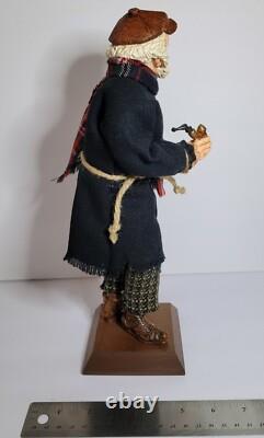 Simpich Peasant Man with Pipe Character Doll
