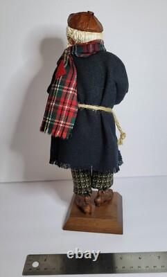 Simpich Peasant Man with Pipe Character Doll