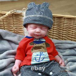 Sleeping Full Body Silicone Reborn Dolls Real Newborn Baby Girl Boy Gift for Kid