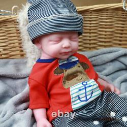 Sleeping Full Body Silicone Reborn Dolls Real Newborn Baby Girl Boy Gift for Kid