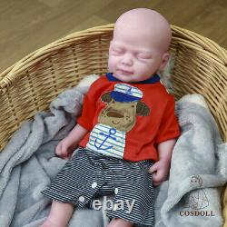 Sleeping Full Body Silicone Reborn Dolls Real Newborn Baby Girl Boy Gift for Kid