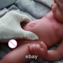 Sleeping Full Body Silicone Reborn Dolls Real Newborn Baby Girl Boy Gift for Kid