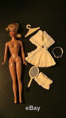 Small 7 1/2 Germany German Bild Lilli Doll with Tennis Outfit Lot