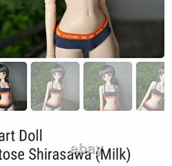 Smart Doll Chitose Shirasawa (Milk) 23in Vinyl Articulated BJD Blue Eyes Set