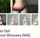 Smart Doll Chitose Shirasawa (milk) 23in Vinyl Articulated Bjd Blue Eyes Set