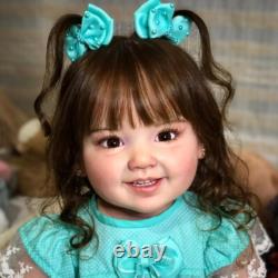 Smile 28 Realistic Reborn Girl Doll Cammi Toddler Rooted Hair Handmade Gift