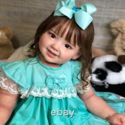 Smile 28 Realistic Reborn Girl Doll Cammi Toddler Rooted Hair Handmade Gift