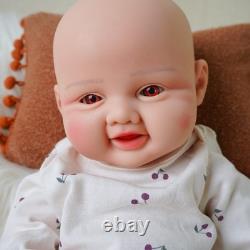 Soft 17.3 Inch Reborn Doll Full Body Platinum Silicone Soft Girl Handmade Baby