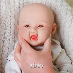 Soft 17.3 Inch Reborn Doll Full Body Platinum Silicone Soft Girl Handmade Baby