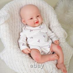Soft 17.3 Inch Reborn Doll Full Body Platinum Silicone Soft Girl Handmade Baby