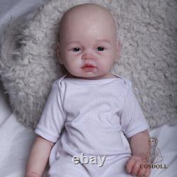 Solid Platinum Silicone baby boy Silicone Reborn Baby Dolls lifelike baby doll