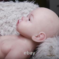 Solid Platinum Silicone baby boy Silicone Reborn Baby Dolls lifelike baby doll