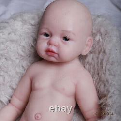 Solid Platinum Silicone baby boy Silicone Reborn Baby Dolls lifelike baby doll