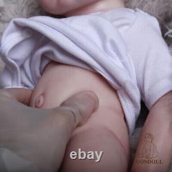 Solid Platinum Silicone baby boy Silicone Reborn Baby Dolls lifelike baby doll