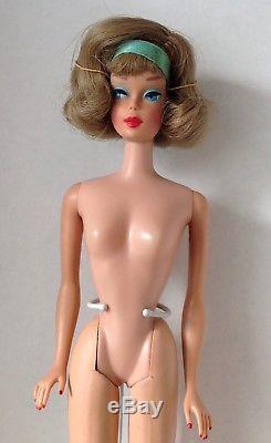 Spectacular! Vintage Ash SIDE PART AMERICAN GIRL Barbie. High Color. Tan Tone