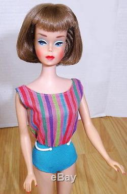 Spectacular Vintage Nutmeg Long Hair High Color American Girl Barbie Doll MINT